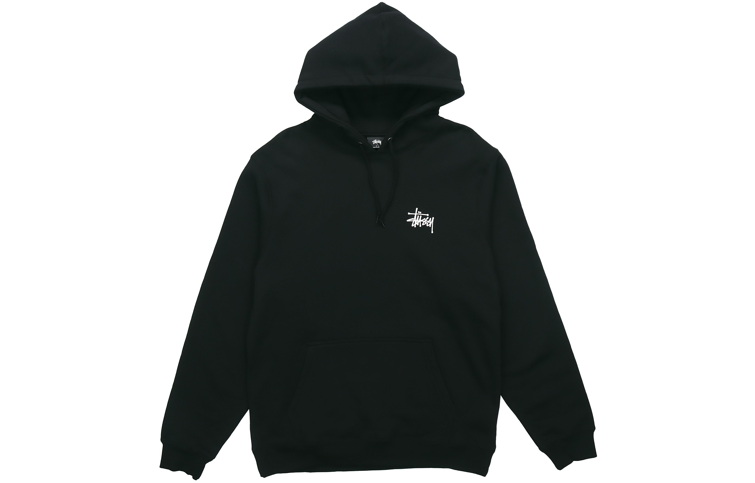 Stüssy Stussy Basic Logo Pullover Hoodie Unisex Black Vintage Style. TBD-STUSSY-2