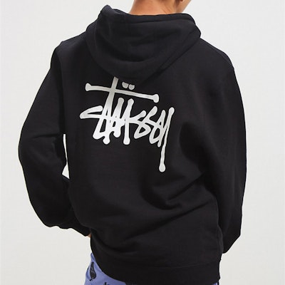 Stüssy Stussy Basic Logo Pullover Hoodie Unisex Black Vintage Style. TBD-STUSSY-2 41
