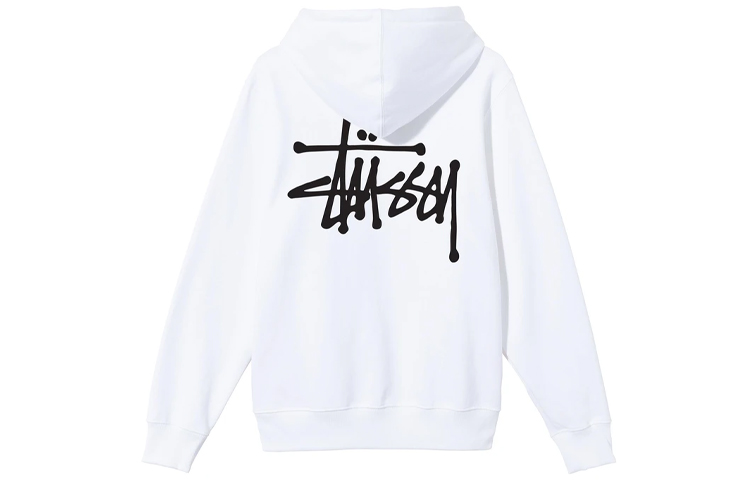 Purchase Stüssy Stussy Basic Logo Pullover Hoodie Unisex Black Vintage Style. TBD-STUSSY-2