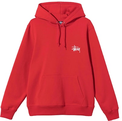 스투시 기본 로고 풀오버 후디 유니섹스 레트로 스트릿웨어 스타일. 1924649 3