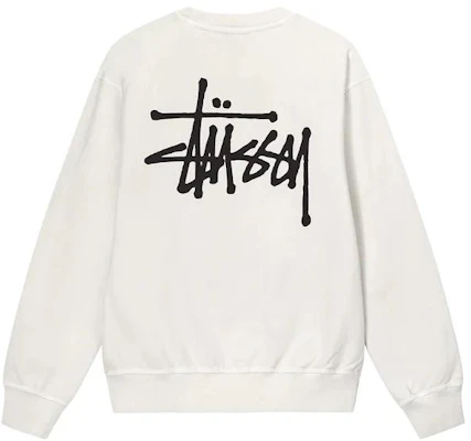 Stüssy Stussy Basic Pigment Dyed Crewneck Sweatshirt Logo Unisex Retro. 1914879 Details for Stüssy Stussy Basic Pigment Dyed Crewneck Sweatshirt Logo Unisex Retro. 1914879