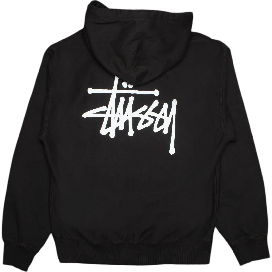 Stüssy Stussy Basic Pigment Dyed Hoodie FW24 Retro Logo Print Unisex Pullover Sweatshirt. 1924879p 圖 2