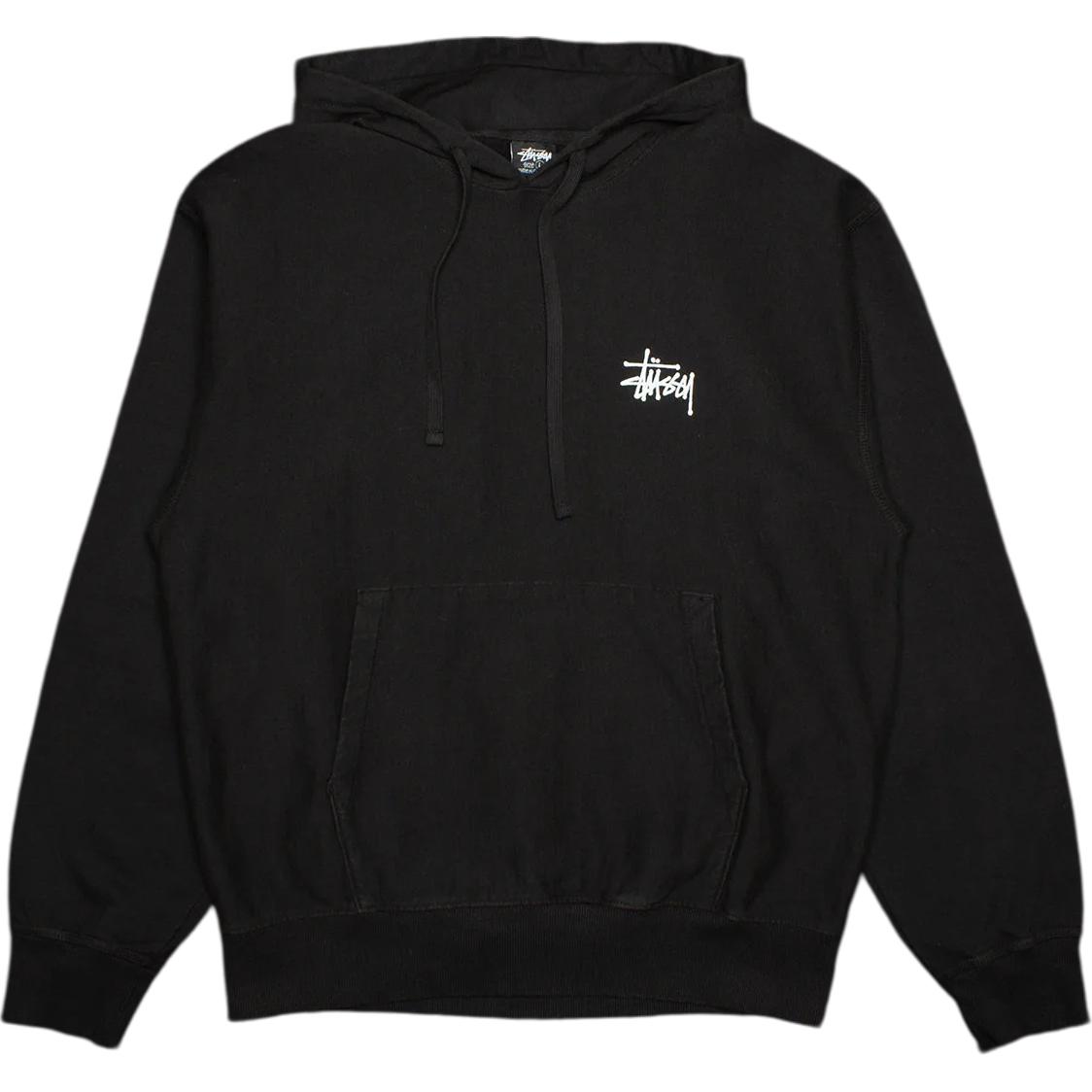 Stüssy Stussy Basic Pigment Dyed Hoodie FW24 Retro Logo Print Unisex Pullover Sweatshirt. 1924879p 圖 3