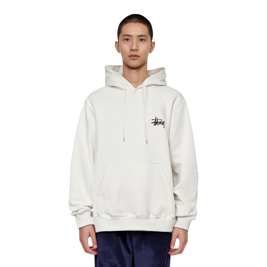 Stüssy Stussy Basic Pigment Dyed Hoodie FW24 Retro Logo Print Unisex Pullover Sweatshirt. 1924879p 圖 7
