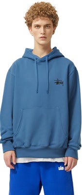 Stüssy Stussy Basic Pigment Dyed Hoodie Retro Logo Print Pullover Unisex Sweatshirt. 1924879 5