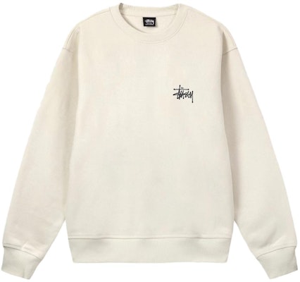 스투시 베이직 레트로 크루넥 스웻셔츠 백 로고 블랙. 1914464BLAC 13