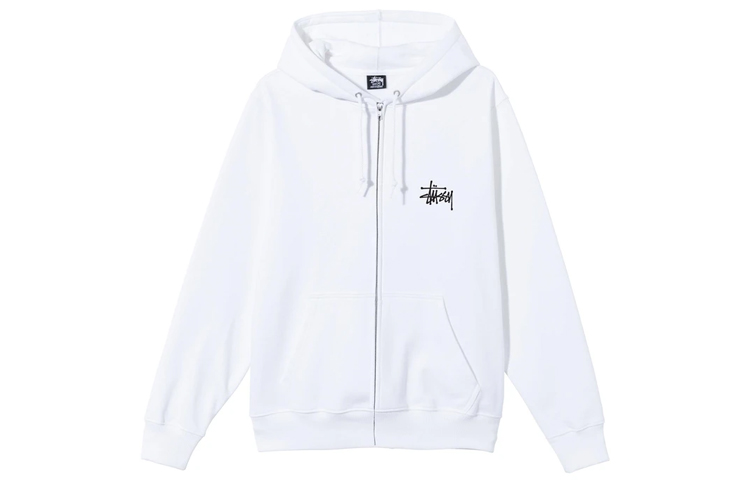 Purchase Stüssy Stussy Basic Zip-Up Hoodie Retro Gaya Jaket Sweatshirt Unisex 1974649