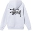 Details for Stüssy Stussy Basic Zip-Up Hoodie Retro Gaya Jaket Sweatshirt Unisex 1974649