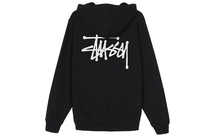 Stüssy Stussy Basic Zip Hood Classic Logo Retro Sweatshirt Jacket Unisex. 1974500 圖 2