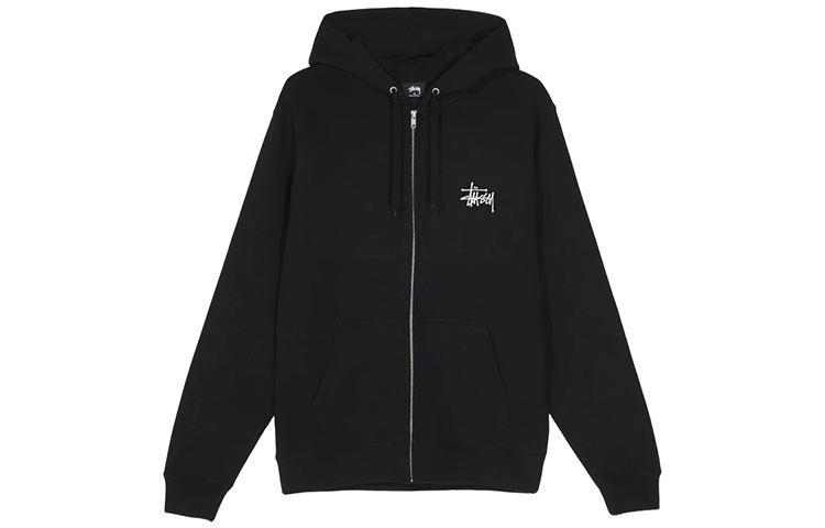 Stüssy Stussy Basic Zip Hood Classic Logo Retro Sweatshirt Jacket Unisex. 1974500 圖 3