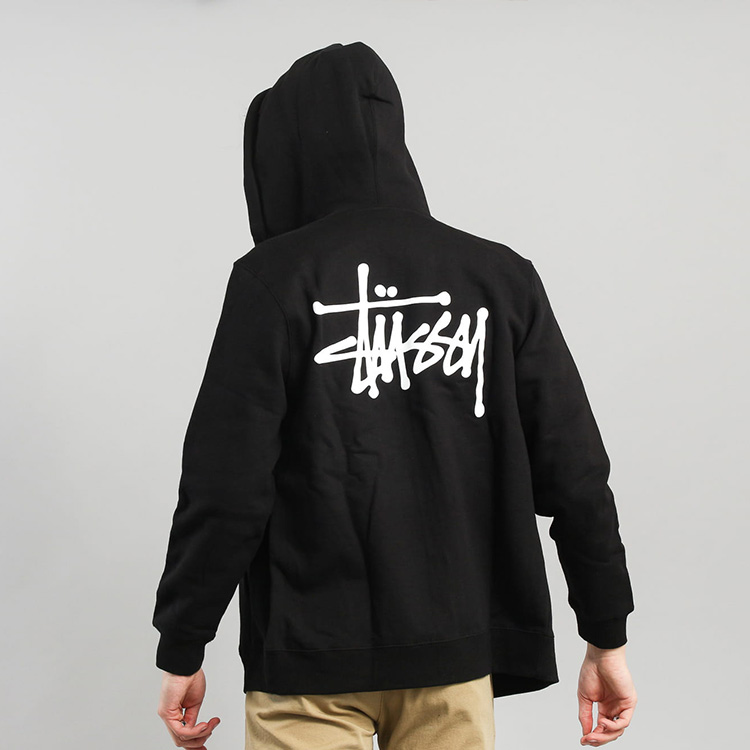Stüssy Stussy Basic Zip Hood Classic Logo Retro Sweatshirt Jacket Unisex. 1974500 圖 4