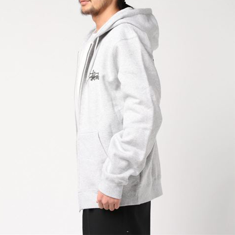 Stüssy Stussy Basic Zip Hood Classic Logo Retro Sweatshirt Jacket Unisex. 1974500 圖 8