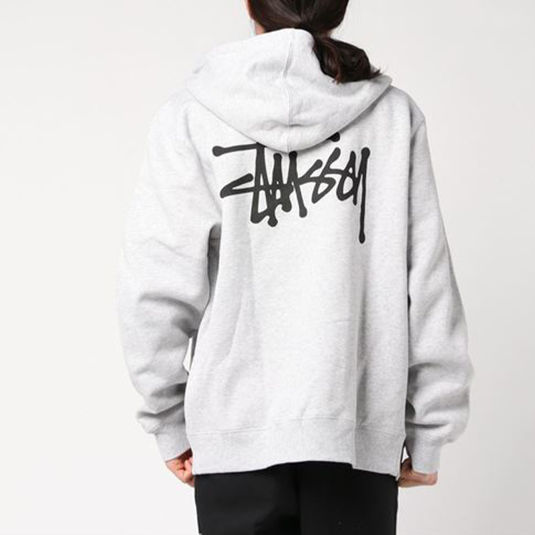 Stüssy Stussy Basic Zip Hood Classic Logo Retro Sweatshirt Jacket Unisex. 1974500 圖 9