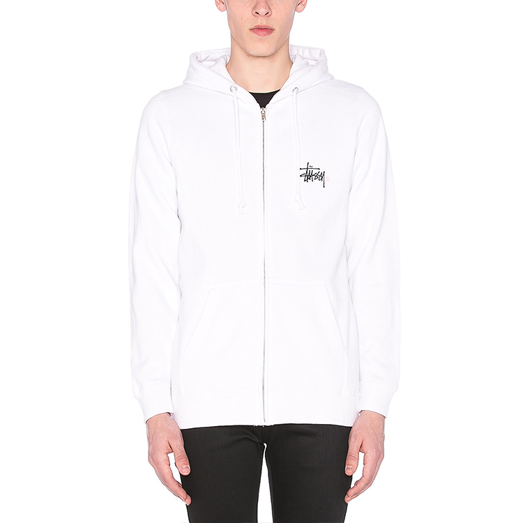 Stüssy Stussy Basic Zip Hood Classic Logo Retro Sweatshirt Jacket Unisex. 1974500 圖 10