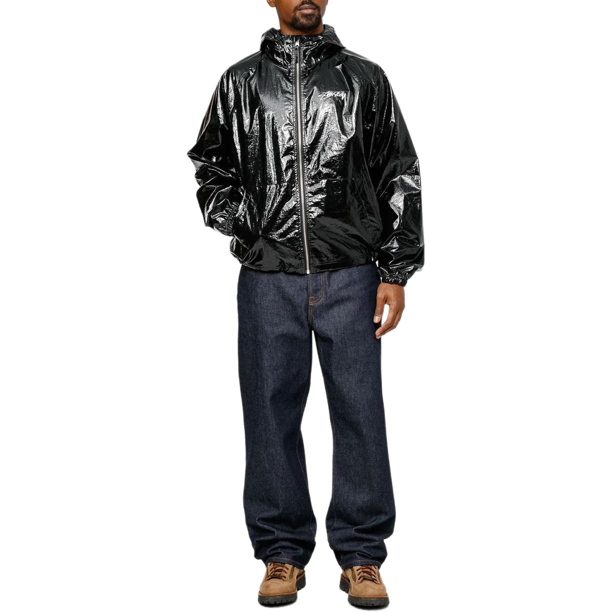 Stüssy Stussy Beach Shell Coated Ripstop Vintage Logo Hooded Jacket - Unisex Retro Style 115765 圖 4