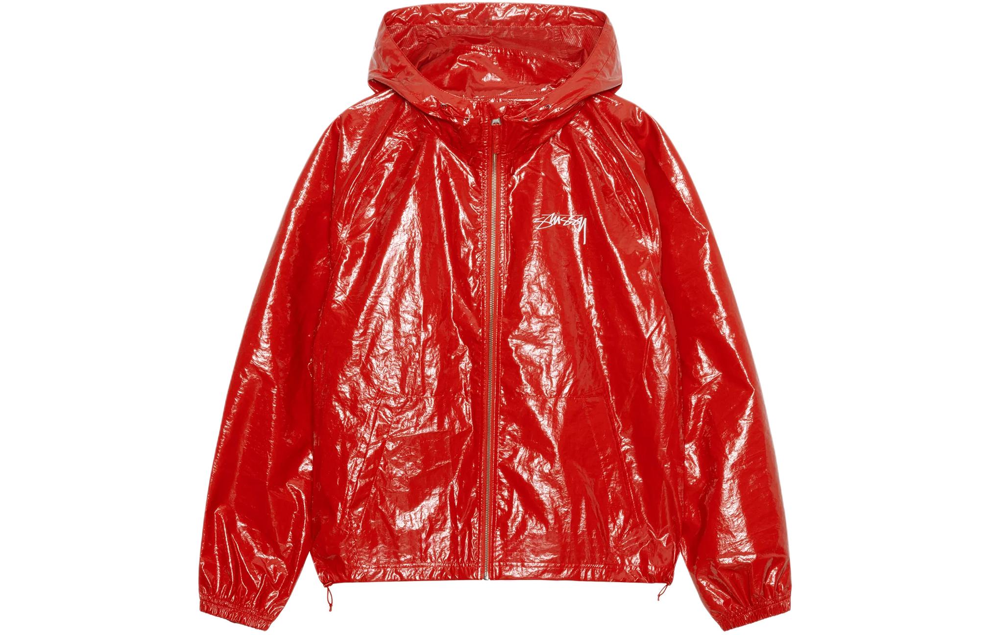 Stüssy Stussy Beach Shell Coated Ripstop Vintage Logo Hooded Jacket - Unisex Retro Style 115765 圖 8