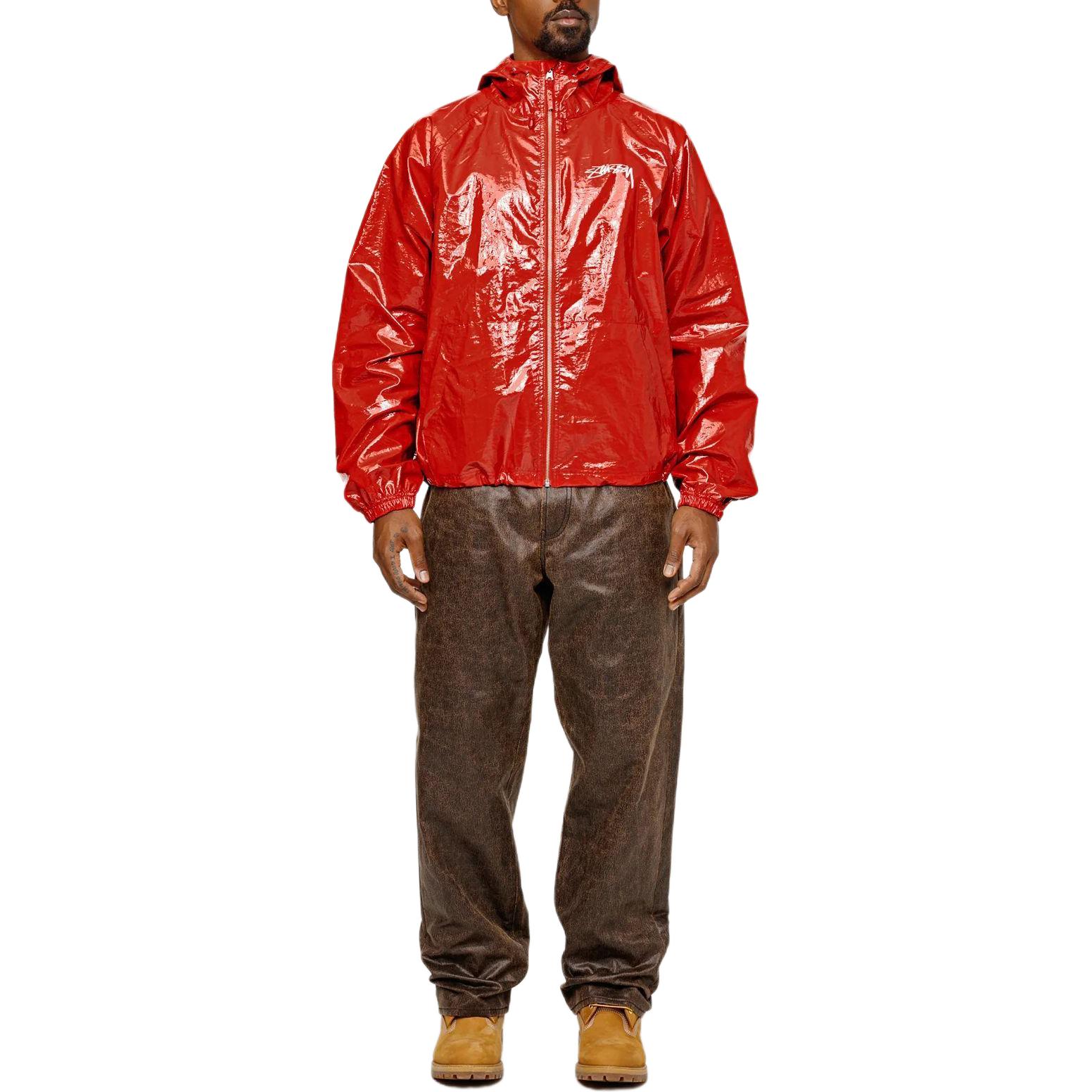 Stüssy Stussy Beach Shell Coated Ripstop Vintage Logo Hooded Jacket - Unisex Retro Style 115765 圖 10