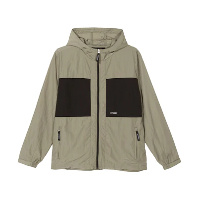Stüssy Stussy Block Tech Patchwork Hoodie Retro Jacket Unisex. 115503