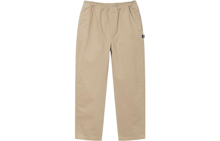 Stüssy Stussy Brushed Beach Pants Elastic Waist Vintage Straight Leg Unisex Casual Pants 116553 圖 14