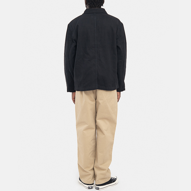 Stüssy Stussy Brushed Beach Pants Elastic Waist Vintage Straight Leg Unisex Casual Pants 116553 圖 17