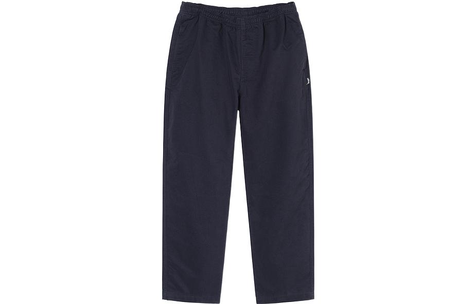 Stüssy Stussy Brushed Beach Pants Elastic Waist Vintage Straight Leg Unisex Casual Pants 116553 圖 18