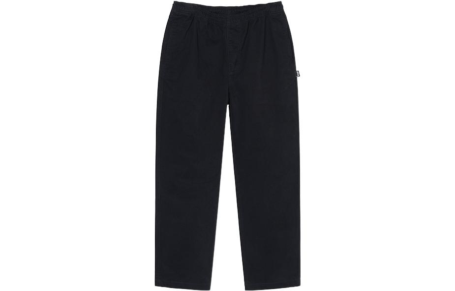 Stüssy Stussy Brushed Beach Pants Elastic Waist Vintage Straight Leg Unisex Casual Pants 116553 圖 2