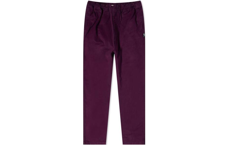 Stüssy Stussy Brushed Beach Pants Elastic Waist Vintage Straight Leg Unisex Casual Pants 116553 圖 22