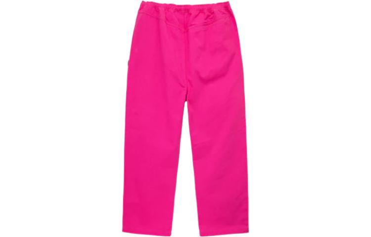 Stüssy Stussy Brushed Beach Pants Elastic Waist Vintage Straight Leg Unisex Casual Pants 116553 圖 28