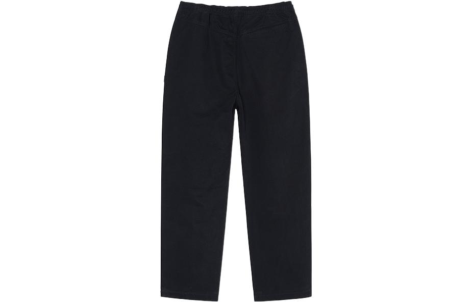 Stüssy Stussy Brushed Beach Pants Elastic Waist Vintage Straight Leg Unisex Casual Pants 116553 圖 3