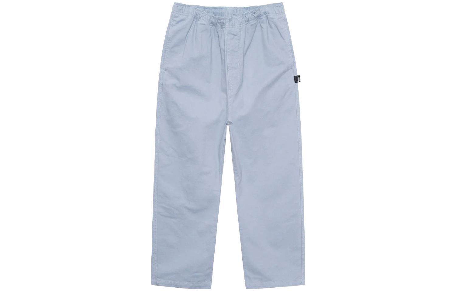 Stüssy Stussy Brushed Beach Pants Elastic Waist Vintage Straight Leg Unisex Casual Pants 116553 圖 35