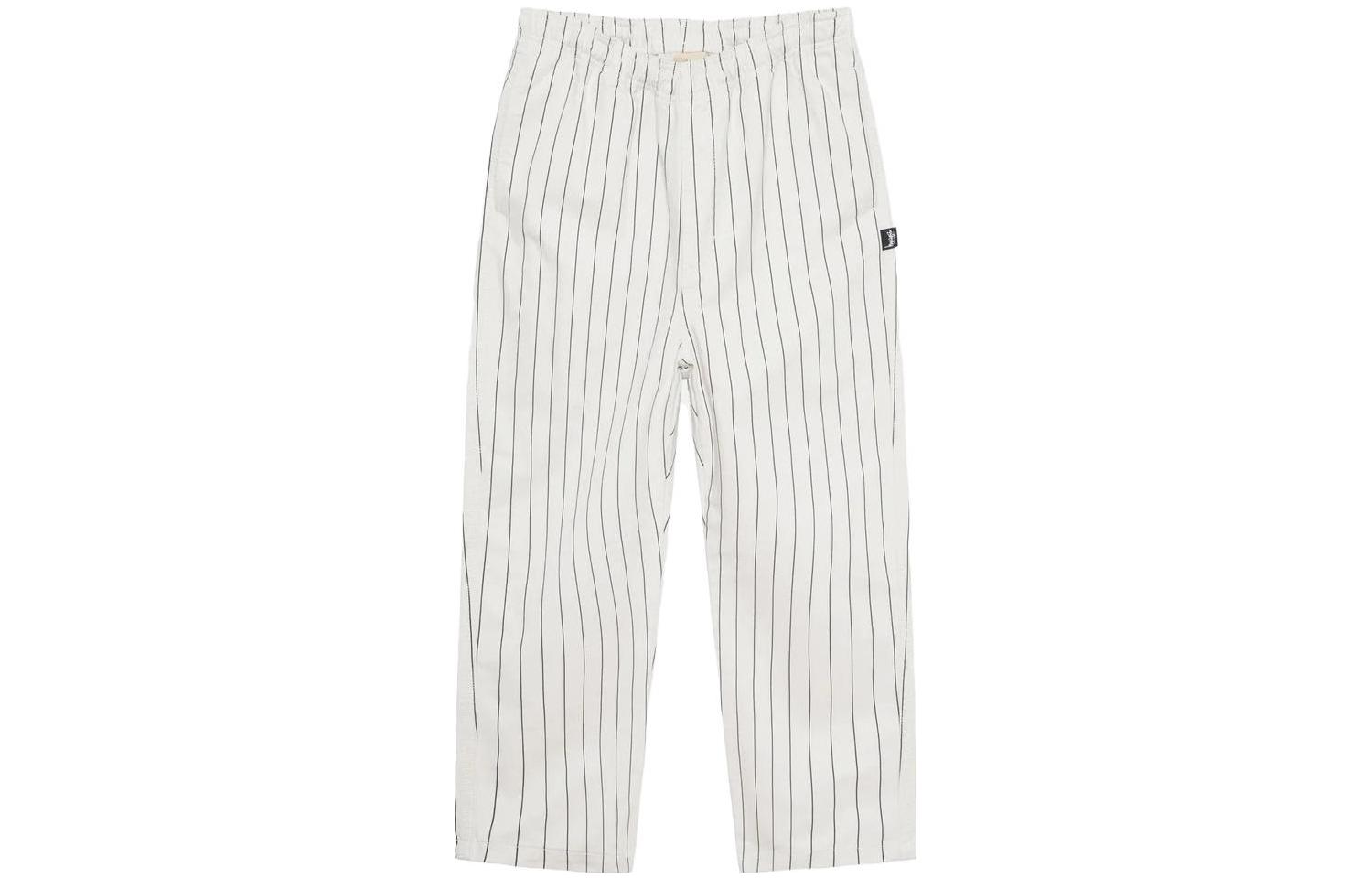 Stüssy Stussy Brushed Beach Pants Elastic Waist Vintage Straight Leg Unisex Casual Pants 116553 圖 43