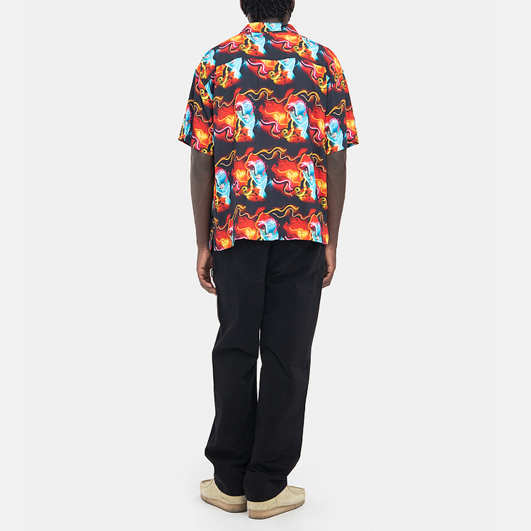 Stüssy Stussy Brushed Beach Pants Elastic Waist Vintage Straight Leg Unisex Casual Pants 116553 圖 5