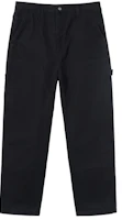 Stüssy Stussy Canvas Work Pants Black - Retro American Denim Casual Trousers. 116496 Stüssy Stussy Canvas Work Pants Black - Retro American Denim Casual Trousers. 116496