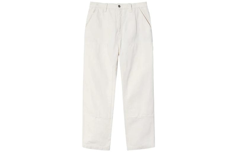 Details for Stüssy 黑色帆布工作褲 - 復古美式牛仔休閒長褲 116496