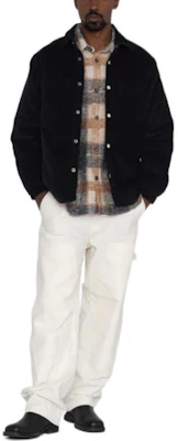 Stüssy 黑色帆布工作褲 - 復古美式牛仔休閒長褲 116496 Cheap Stüssy 黑色帆布工作褲 - 復古美式牛仔休閒長褲 116496