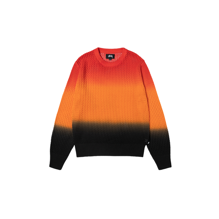 Stüssy Stussy Chunky Knit Hollow Out Round Neck Sweater Unisex Vintage Style SUSKN17105MDH-1