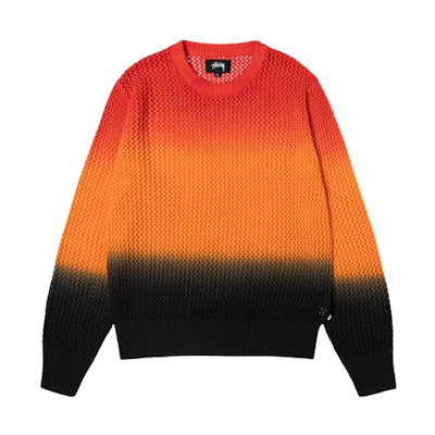 Stüssy Stussy Chunky Knit Hollow Out Round Neck Sweater Unisex Vintage Style SUSKN17105MDH-1