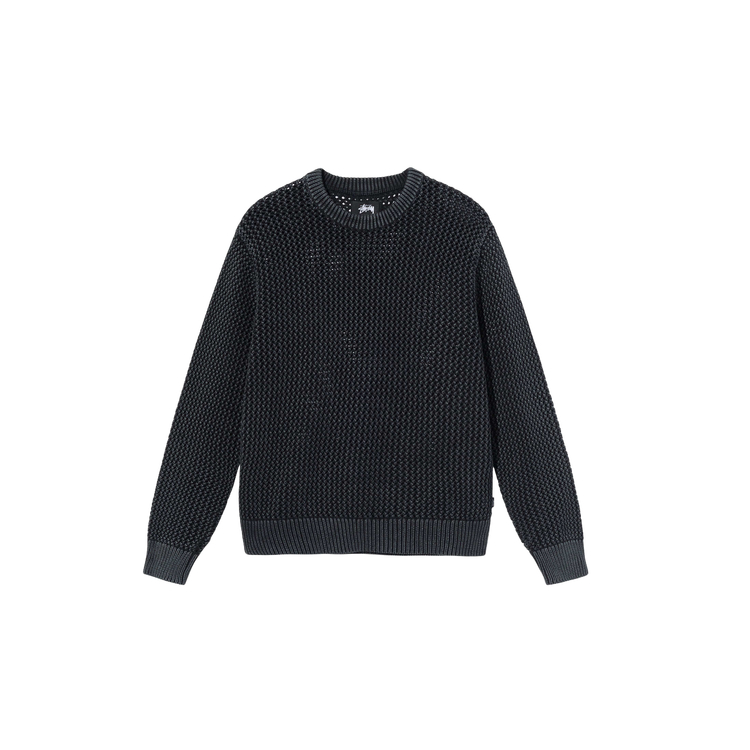 Stüssy Stussy Chunky Knit Hollow Out Round Neck Sweater Unisex Vintage Style SUSKN17105MDH-1 圖 16