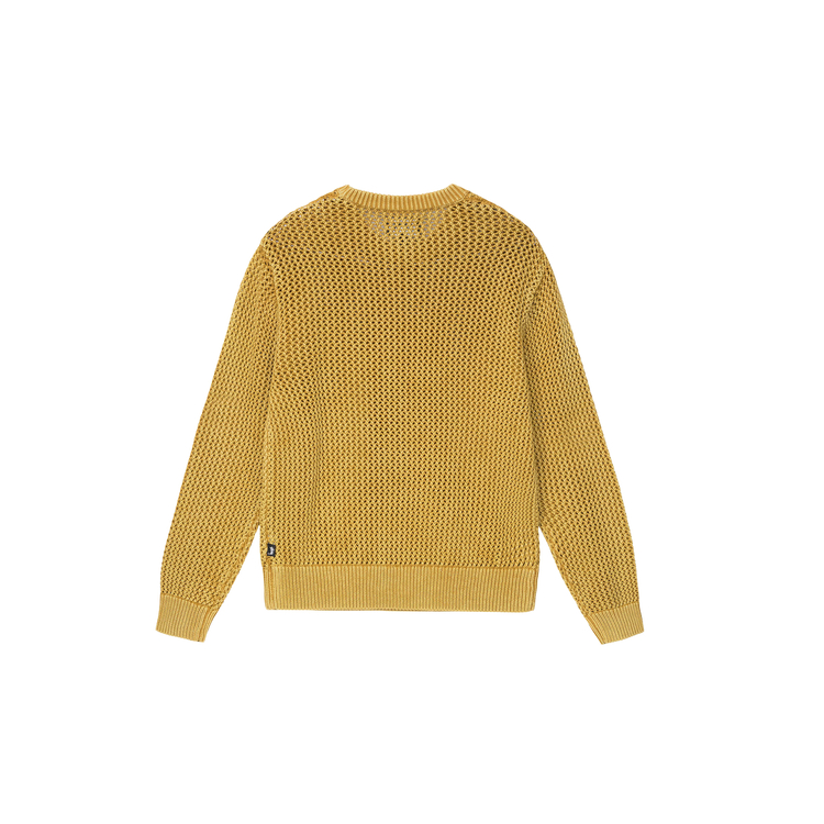 Stüssy Stussy Chunky Knit Hollow Out Round Neck Sweater Unisex Vintage Style SUSKN17105MDH-1 圖 2
