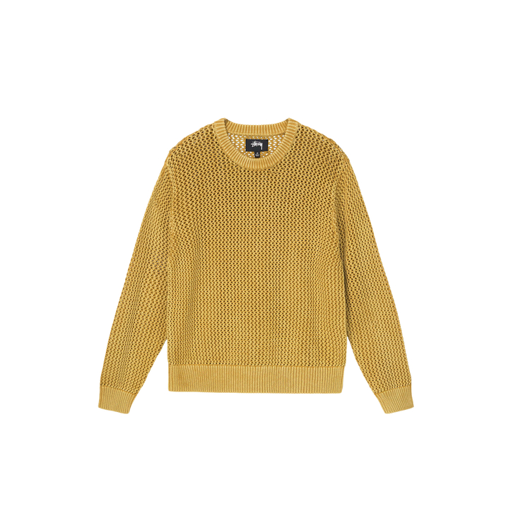 Stüssy Stussy Chunky Knit Hollow Out Round Neck Sweater Unisex Vintage Style SUSKN17105MDH-1 圖 3