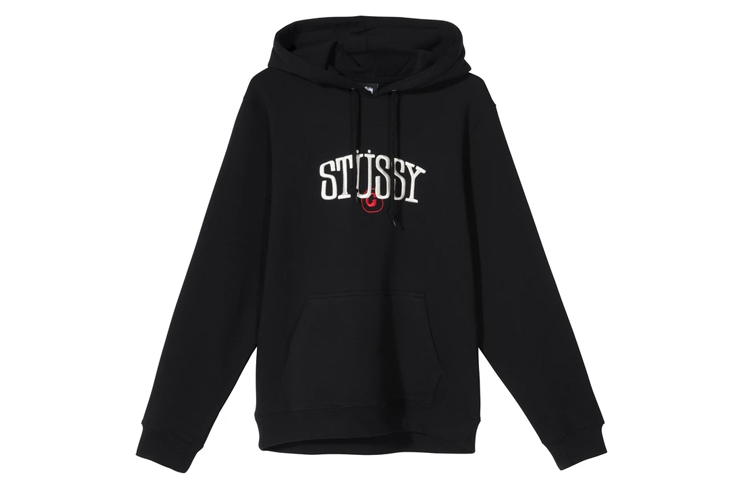 Stüssy Stussy Circle C Embroidered Vintage Hoodie Unisex Classic Fleece. 118397 圖 2