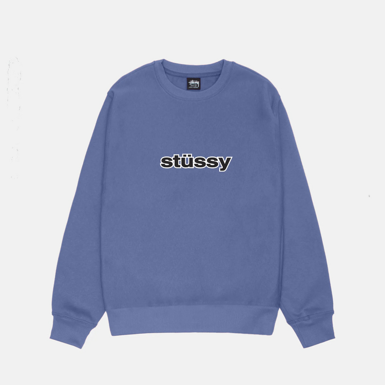 Stüssy STUSSY Classic Double-S Logo Print Retro Crewneck Fleece Sweatshirt Unisex Style SUSSW1914970L 圖 12