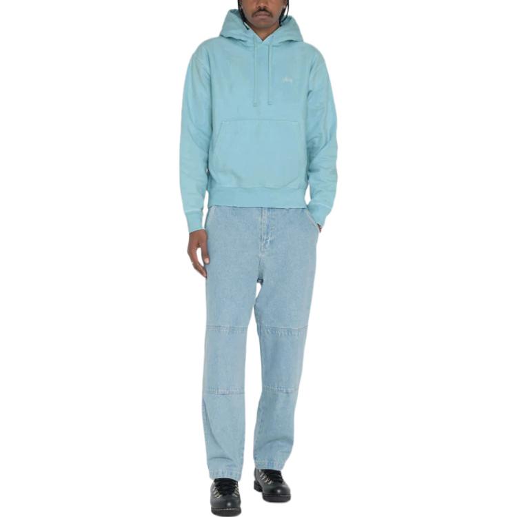 Stüssy Stussy Classic Logo Embroidered Fleece Hoodie Vintage Unisex Streetwear. 118469 圖 17