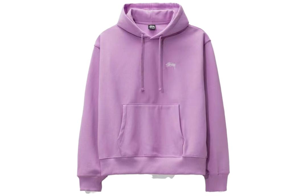 Stüssy Stussy Classic Logo Embroidered Fleece Hoodie Vintage Unisex Streetwear. 118469 圖 24