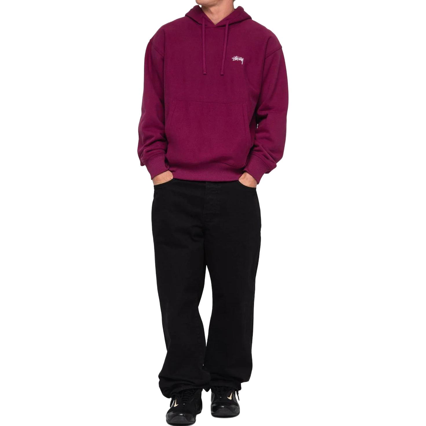 Stüssy Stussy Classic Logo Embroidered Fleece Hoodie Vintage Unisex Streetwear. 118469 圖 31