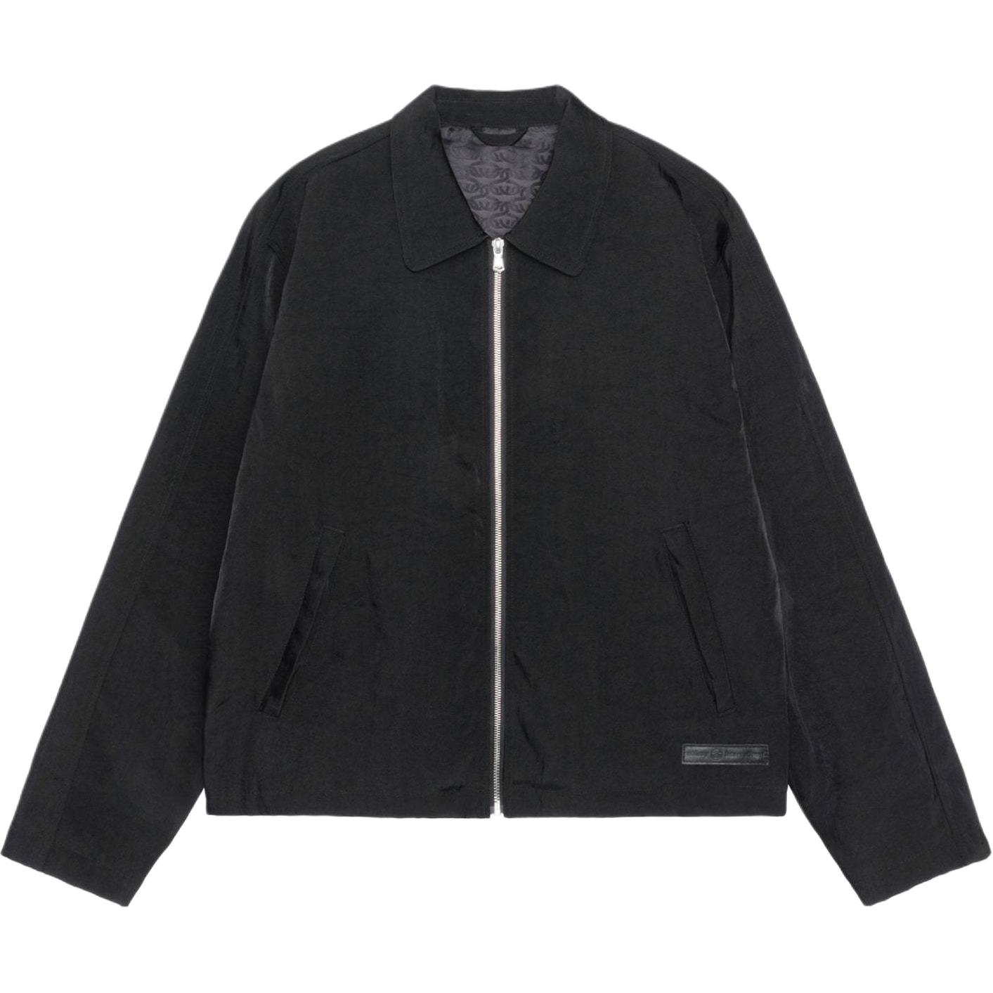 Stüssy Stussy Classic Solid Color Zip-Up Retro Jacket - Unisex Vintage Style. 115773