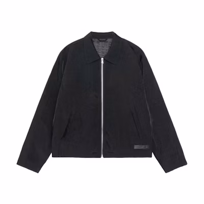 Stüssy Stussy Classic Solid Color Zip-Up Retro Jacket - Unisex Vintage Style. 115773