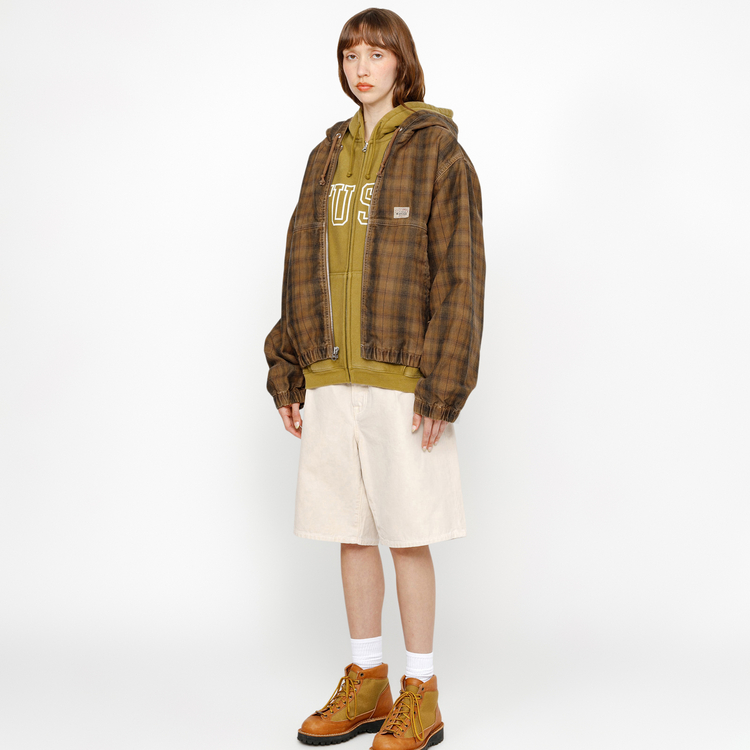 Shop Stüssy Stussy 經典復古水洗牛仔休閒短褲 中性款式. SUSSP0112277M