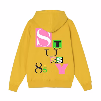Stüssy Stussy Colorblock Logo Print Hoodie Unisex 924757