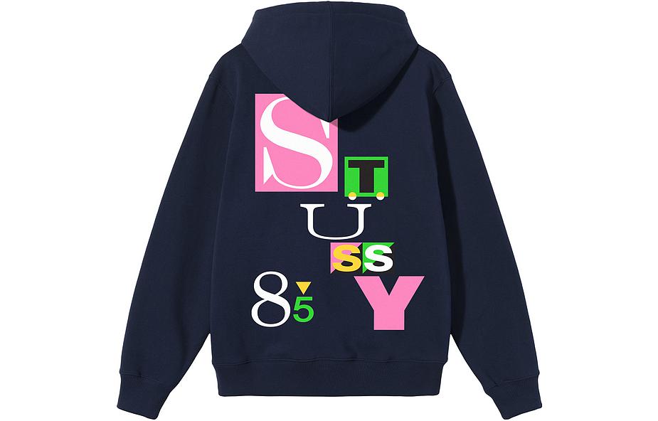 Order Stüssy Stussy Colorblock Logo Print Hoodie Unisex 924757